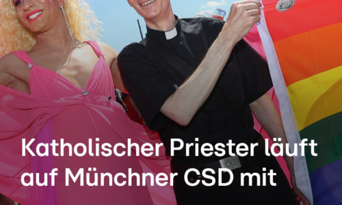 Niemiecki duchowny na paradzie LGBT